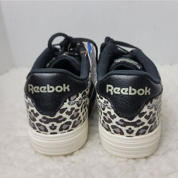 Reebok Club Memt Bold Womens Low Top Sneaker Size 8 5 Leopard Print New - Picture 4 of 9